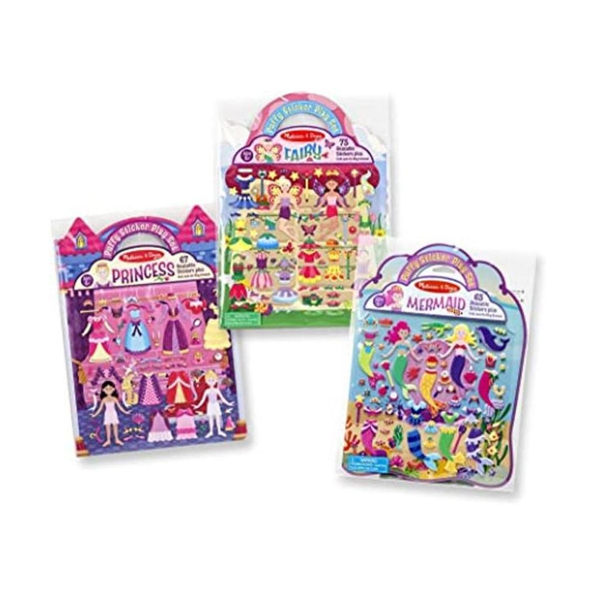 Melissa Doug Puffy Sticker Playset Mermaid 65