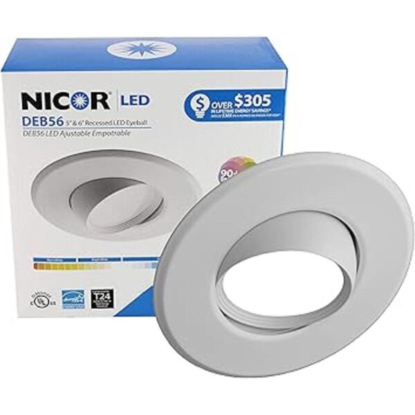 NICOR Lighting Foco LED empotrable intensidad regulable