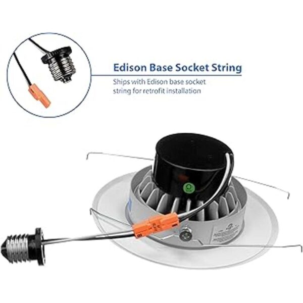 NICOR Lighting Foco LED empotrable intensidad regulable