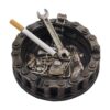 Cenicero decorativo tipo cadena de motocicleta con adornos_4