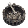 Cenicero decorativo tipo cadena de motocicleta con adornos_1