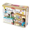 Melissa Doug Juego de juego de tiempo escolar mini_1