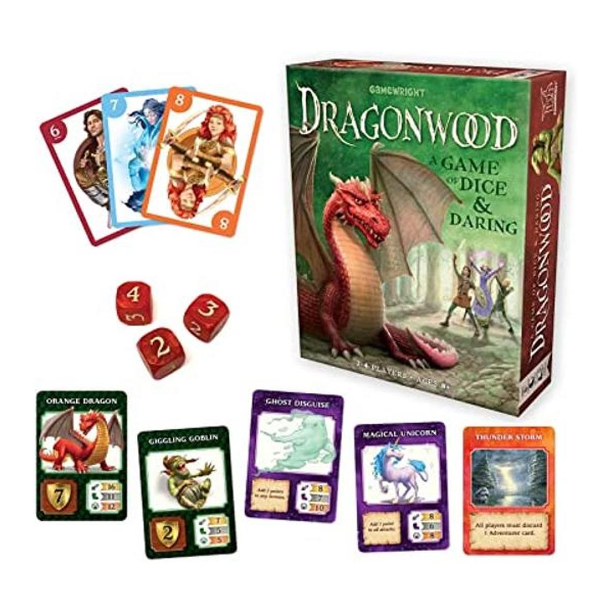 Dragonwood A Game of Dice Daring Juego de mesa