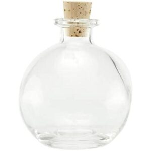 Nakpunar Botella esférica de vidrio transparente 8.5_1