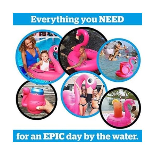 Bigmouth Inc Flotador para piscina con forma de flamenco_2
