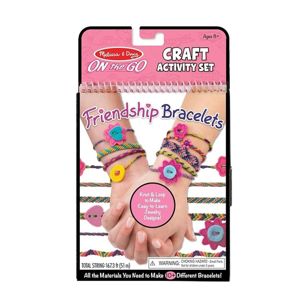 Melissa Doug On the Go Friendship Bracelet Craft Set
