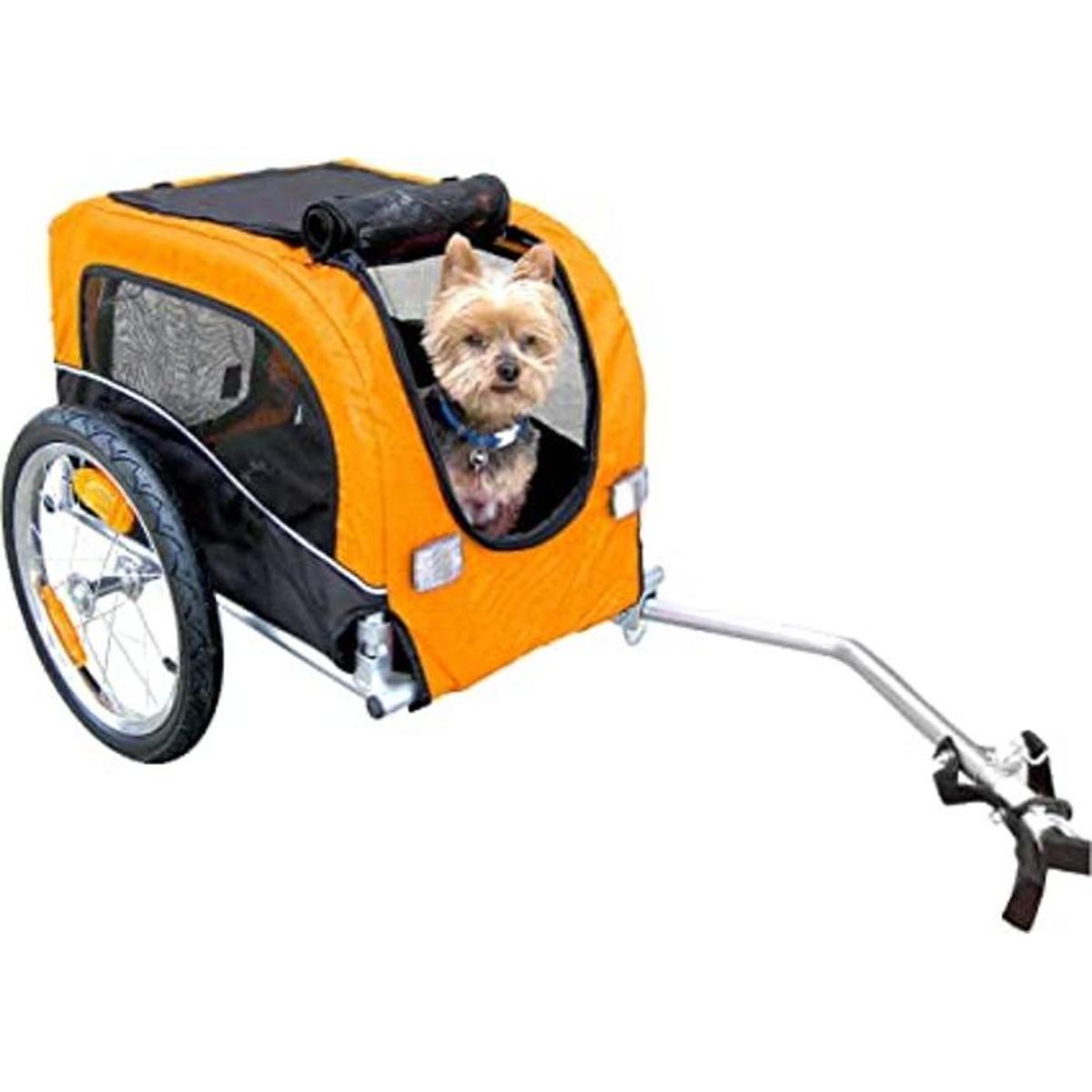 Booyah Remolque para mascotas color naranja