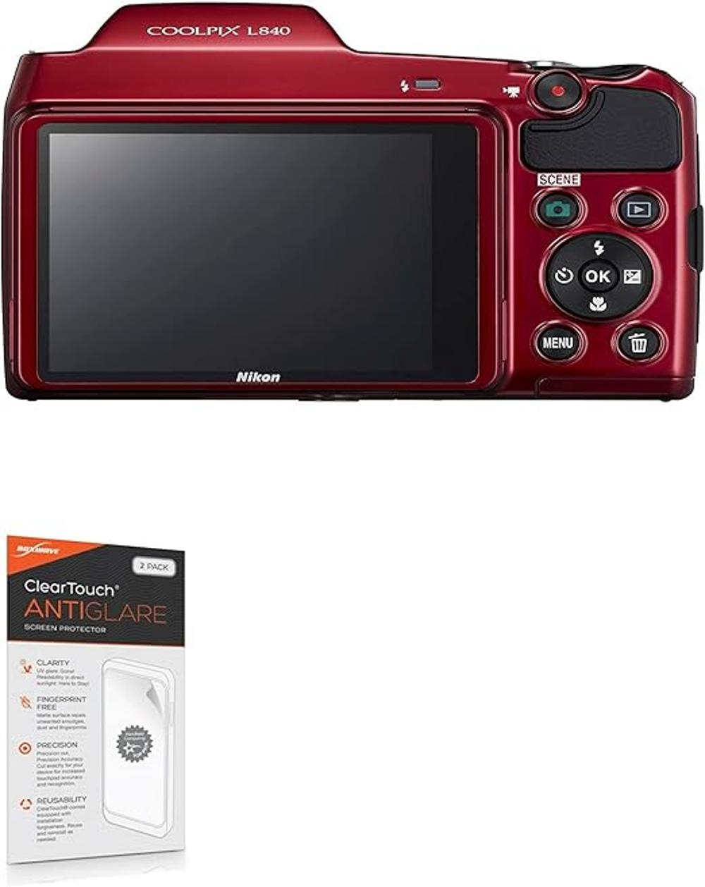 Nikon Coolpix L840 ClearTouch Antiglare 2Pack Crystal