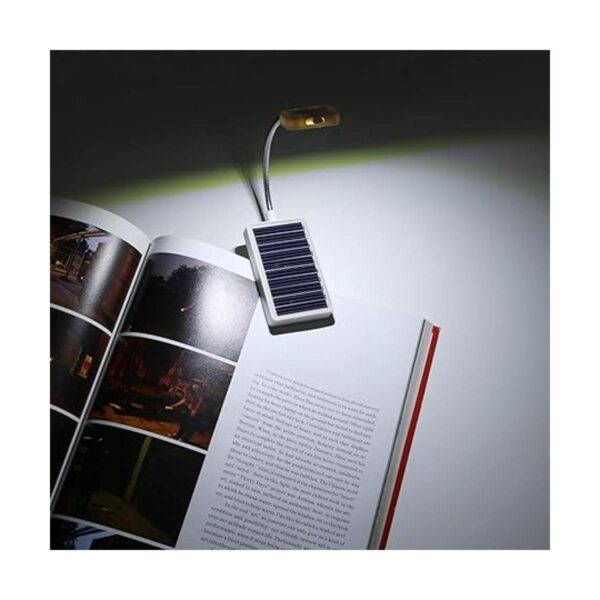 Solar Luz clip en libro Glovion LED Luz de lectura usb_6