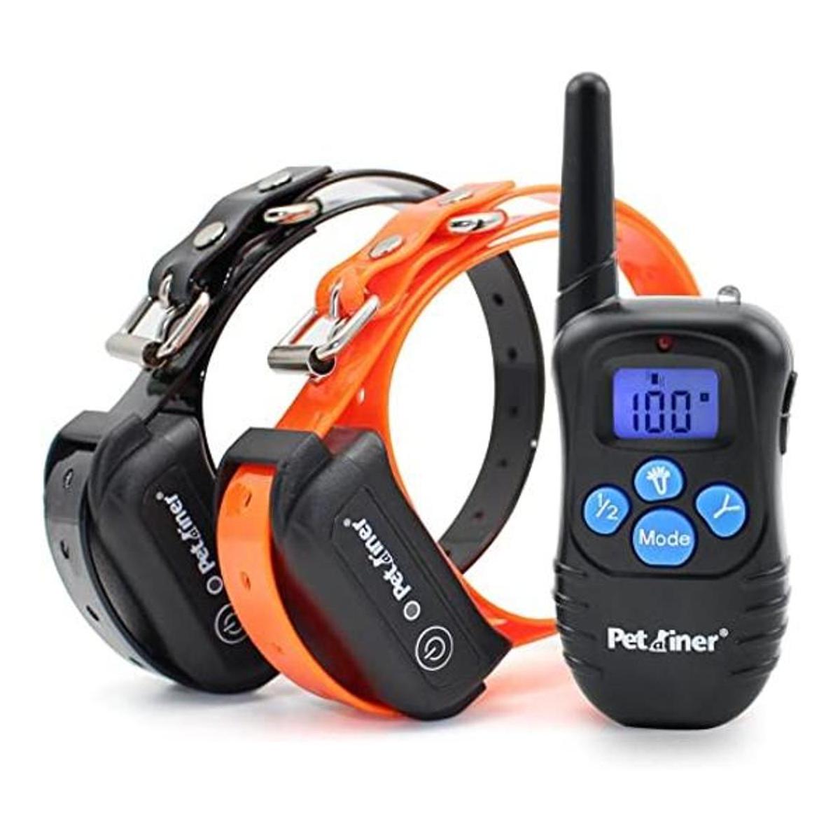 Petrainer Collar de perro 100 impermeable con control