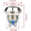 ESUPPORT Interruptor de botón de presión de metal_3