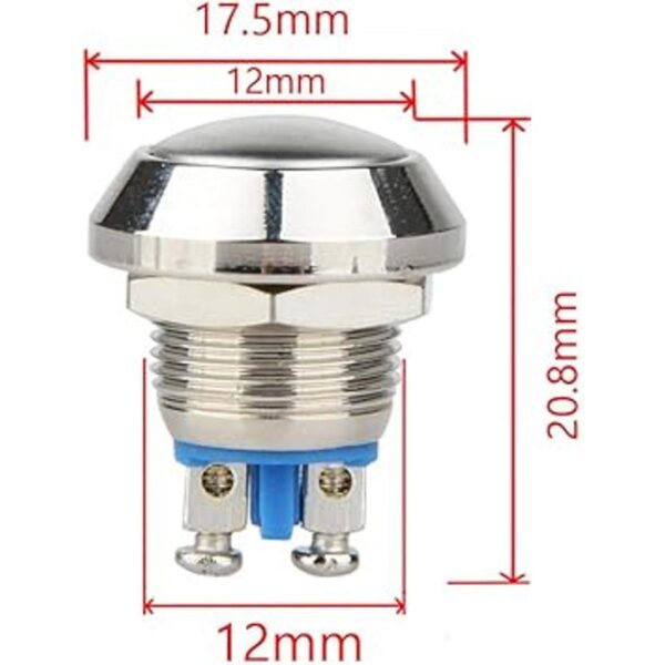 ESUPPORT Interruptor de botón de presión de metal_3