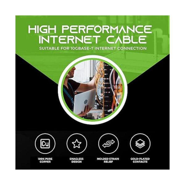 GearIT Cable Ethernet Cat 6 de 0.5 pies y 6 pulgadas_2