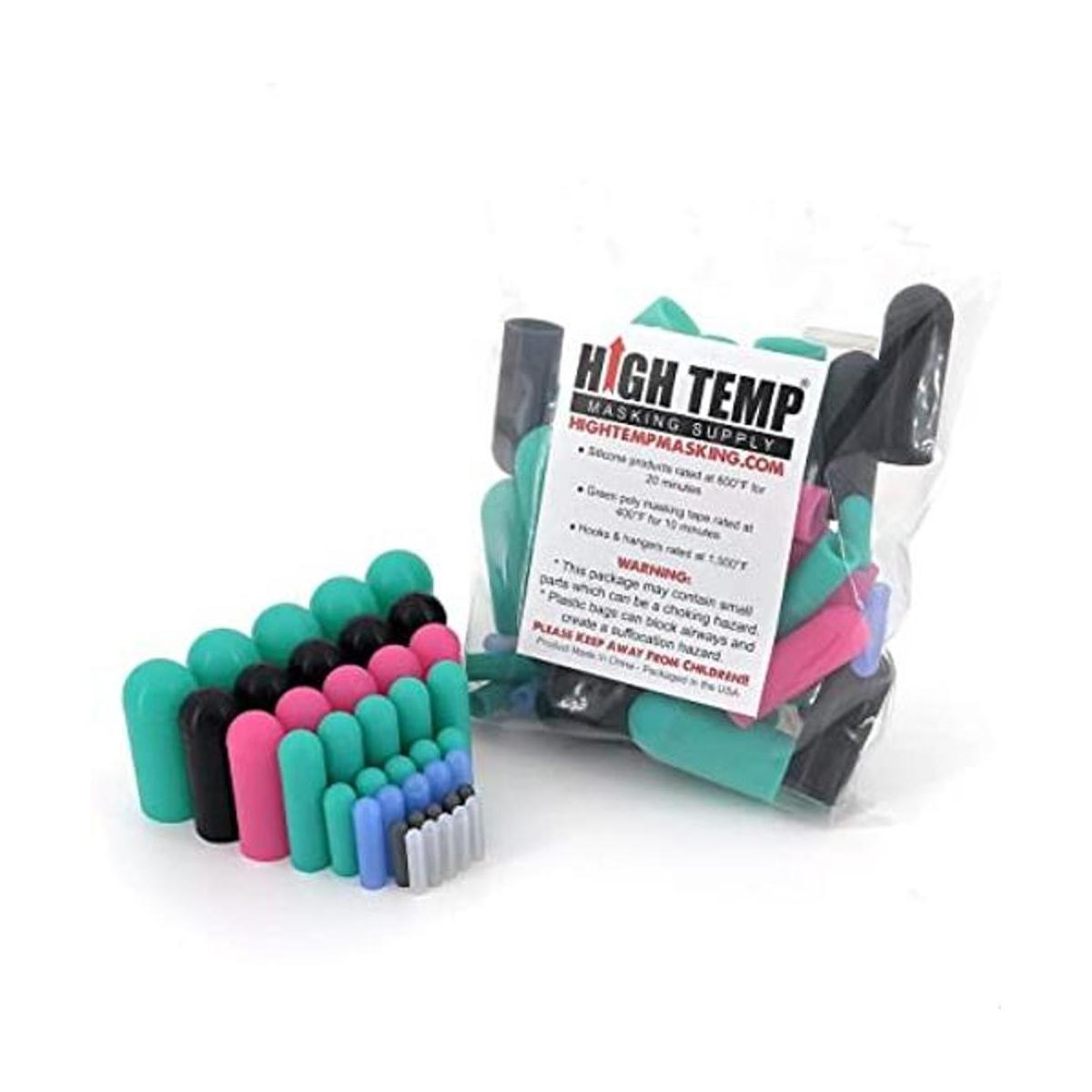 Kit de tapas protectoras de silicona y caucho para altas