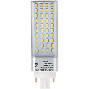 HEROLED PLC Lámparas G24Q con base de 4 pernos LED CFL