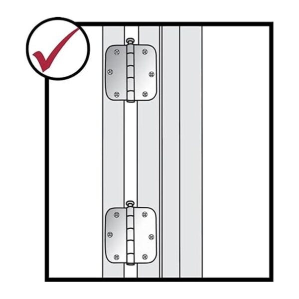 Milescraft 1222 Hinge Mate 150 Kit de instalación de_6