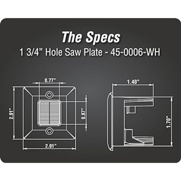 DATA COMM Electronics 450006WH Placa para sierra de_5