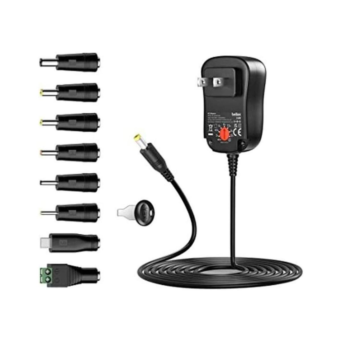 Belker 24W Multi Voltage 3V 4.5V 5V 6V 7.5V 9V 12V