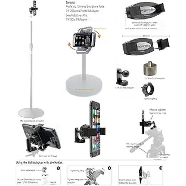 ChargerCity Soporte giratorio de 360 para teléfono_3