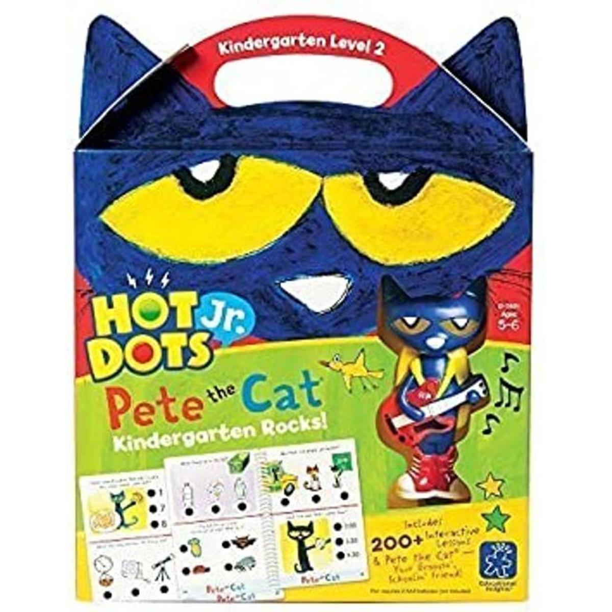 Educational Insights Hot Dots Jr. Pete The Cat Juego de