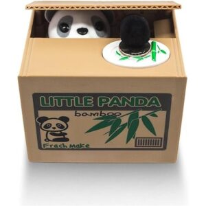 Panda ladrón de monedas de Matney diseño de alcancía_1