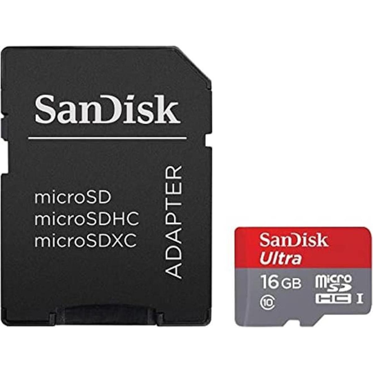 SanDisk Tarjeta de memoria Ultra 16GB Ultra Micro SDHC