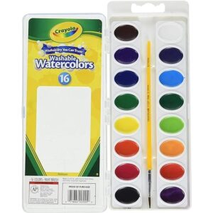 Crayola Acuarelas lavables 16 unidades paquete de 2 en_1