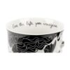 Karma Gifts Taza BOHO en blanco y negro 16 onzas sirena_5