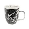 Karma Gifts Taza BOHO en blanco y negro 16 onzas sirena_1
