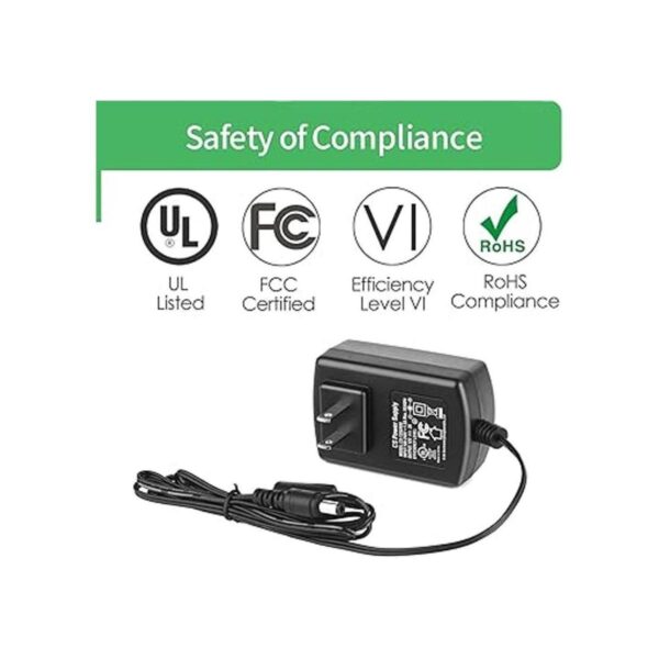 Paquete de 2 adaptadores de CA CC de 12 V 2 A fuente de_2