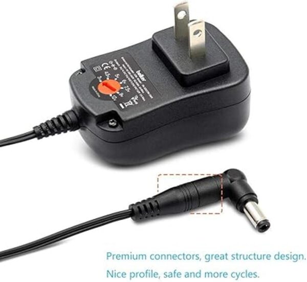 Belker Adaptador universal de 12 W 3 V 4.5 V 5 V 6 V_5