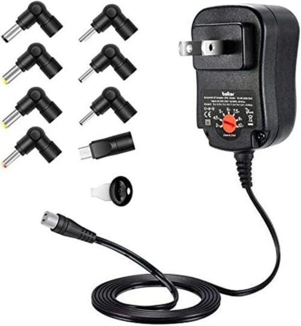 Belker Adaptador universal de 12 W 3 V 4.5 V 5 V 6 V_1