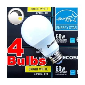 EcoSmart Bombilla LED regulable 60 W equivalente a