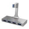 SABRENT Hub USB 3.0 de aluminio de 4 puertos premium para_1