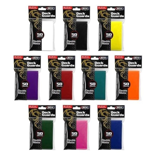BCW 1000 fundas de protección de cubierta doble mate mezcla_1