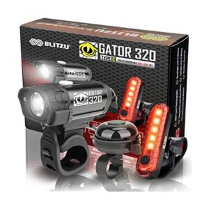 BLITZU Juego de luces de bicicleta recargables USBC 2023_1