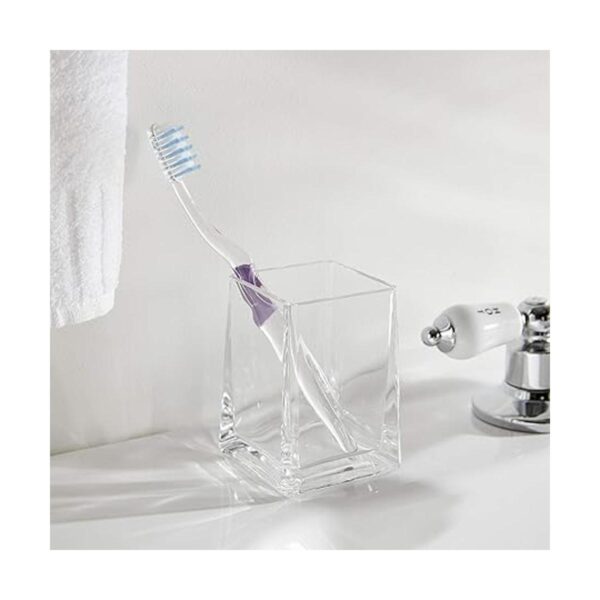 Huang Acrylic Soporte para cepillo de dientes de baño_3