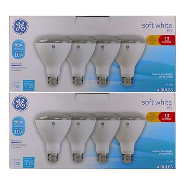 GE Bombilla LED BR30 para interiores paquete de 8_1