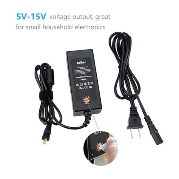 Belker Adaptador universal de 45 W 5 V 6 V 7.5 V 9 V_5