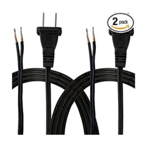 Royal Designs Cable de lámpara de 8 pies. CO1001BLK122_1