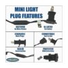 Novelty Lights Tira de luces LED de Navidad de color_4