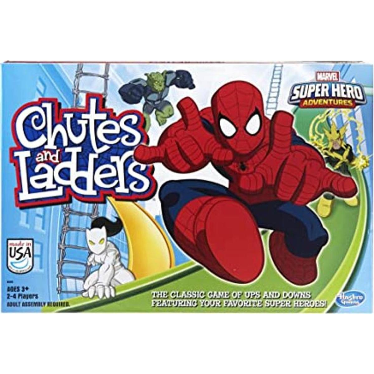 Juego toboganes y escaleras de SpiderMan Web Warriors