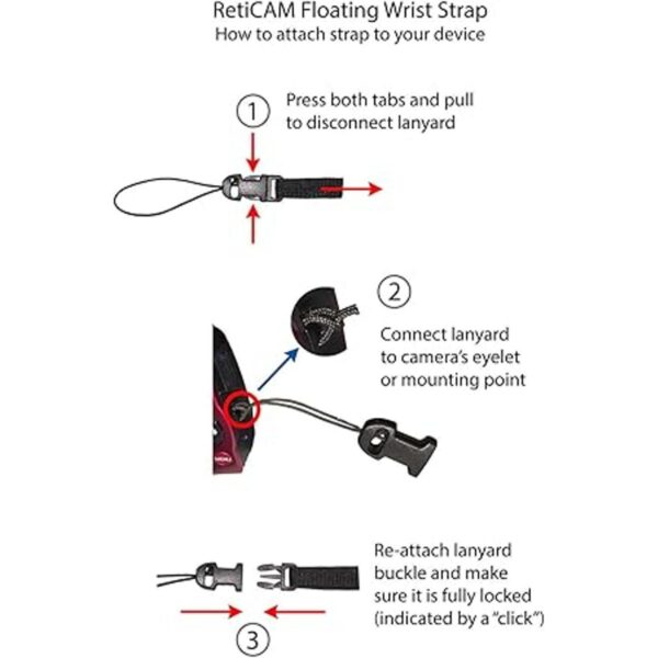 RetiCAM Floating Wrist Strap for Waterproof Cameras WS20_2