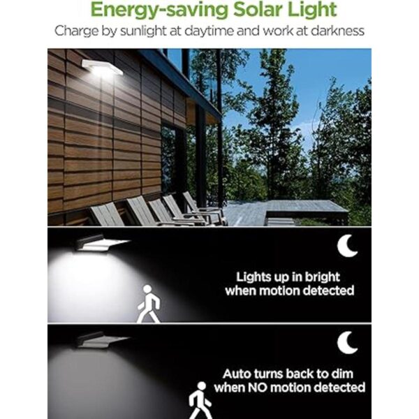 InnoGear 24 luces Led solares con sensor de movimiento de