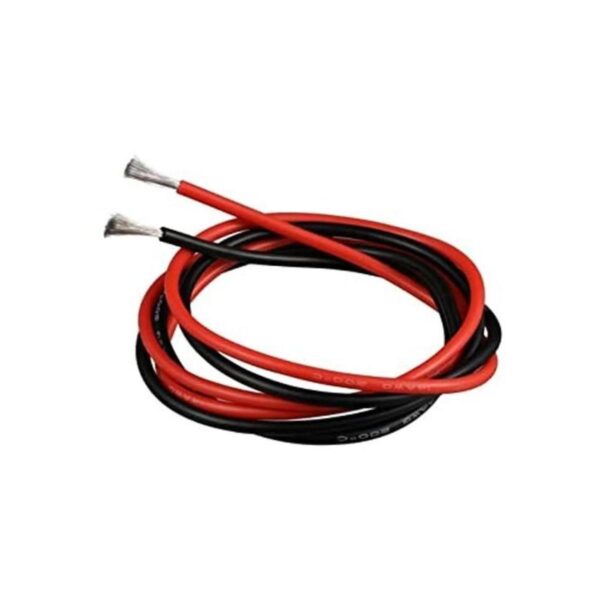 BNTECHGO Cable de silicona calibre 14 de 10 pies rojo y 10_1