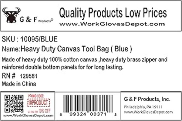 G F 10095 Bolsa de herramientas resistente con_2
