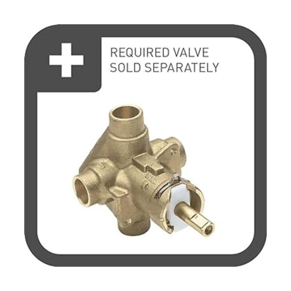 Moen t2741 Glyde positemp llave de la válvula recortar_2