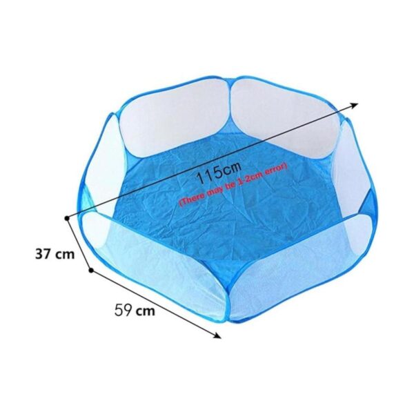 Jacone Piscina portátil con forma hexagonal azul para_2