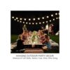 Bright Zeal Guirnalda de luces LED redondas de Navidad