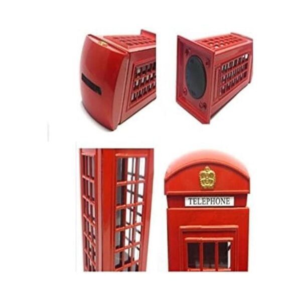 Hucha de cabina de teléfono rojo hucha de Londres postal_2